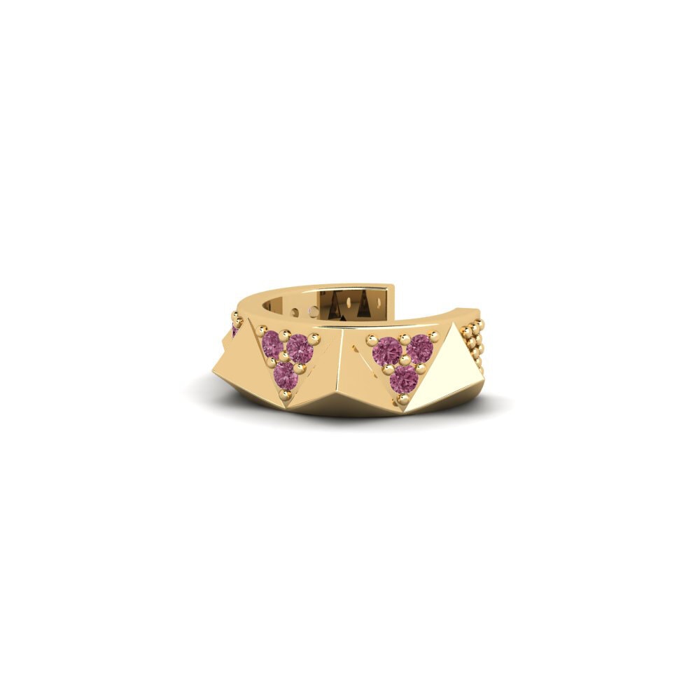 Granate Rhodolite Pendiente de mujer Shaver