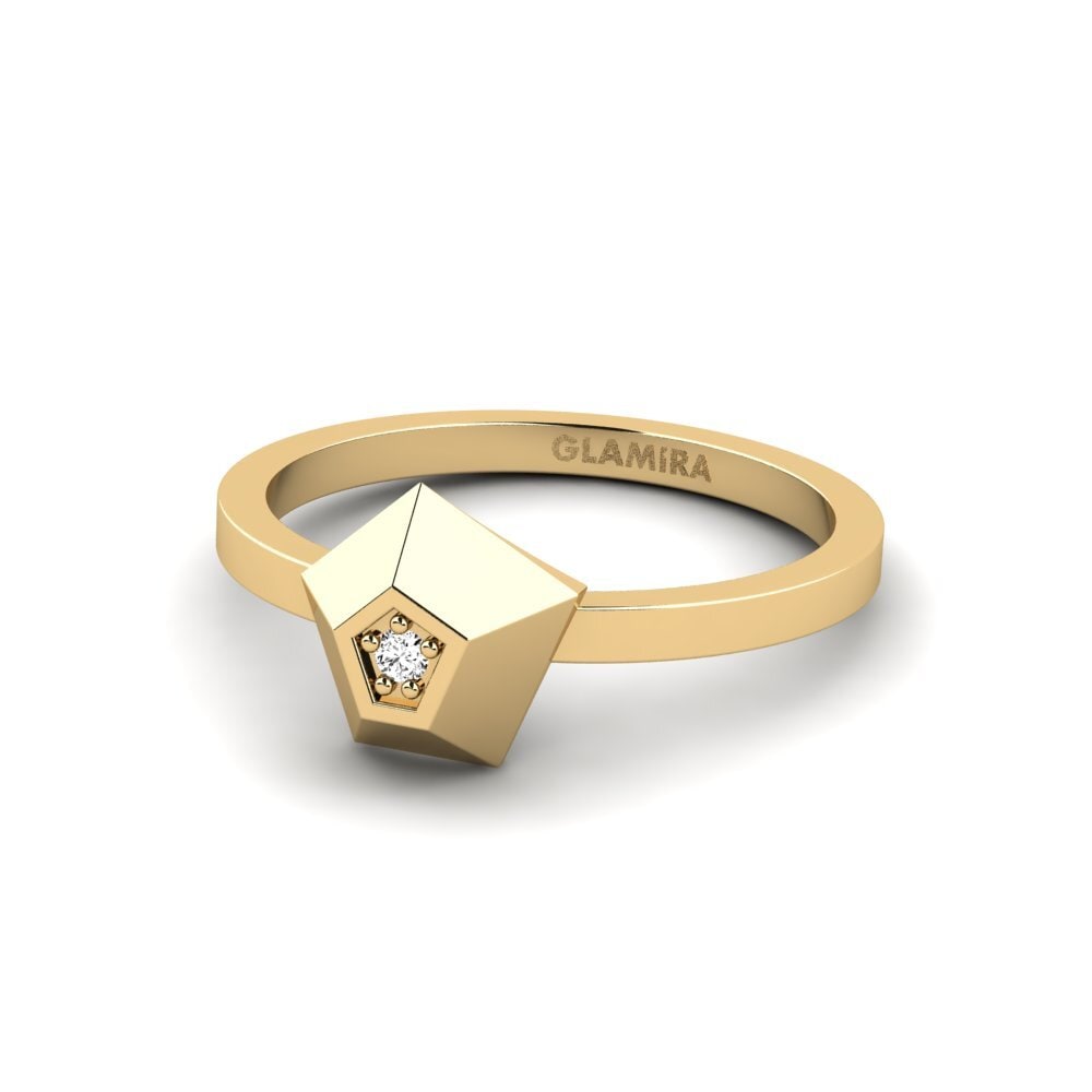 Moissanite Anel mindinho Southpole