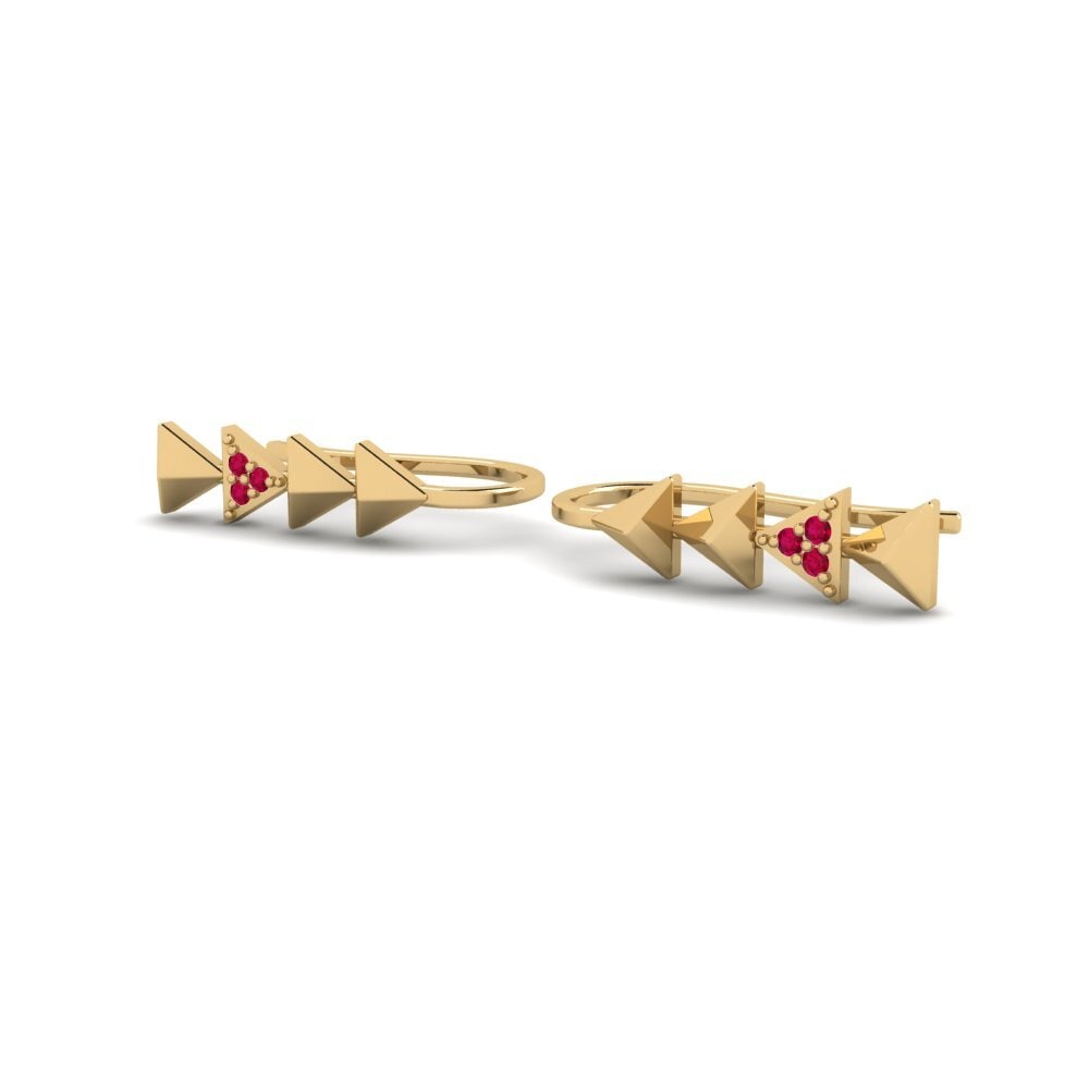 Rubis Boucle d'oreille femme Ashburnham
