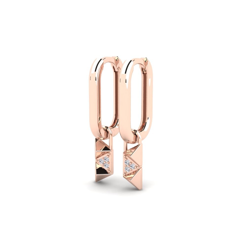 14k Rose Gold Women's Earring Athelstane