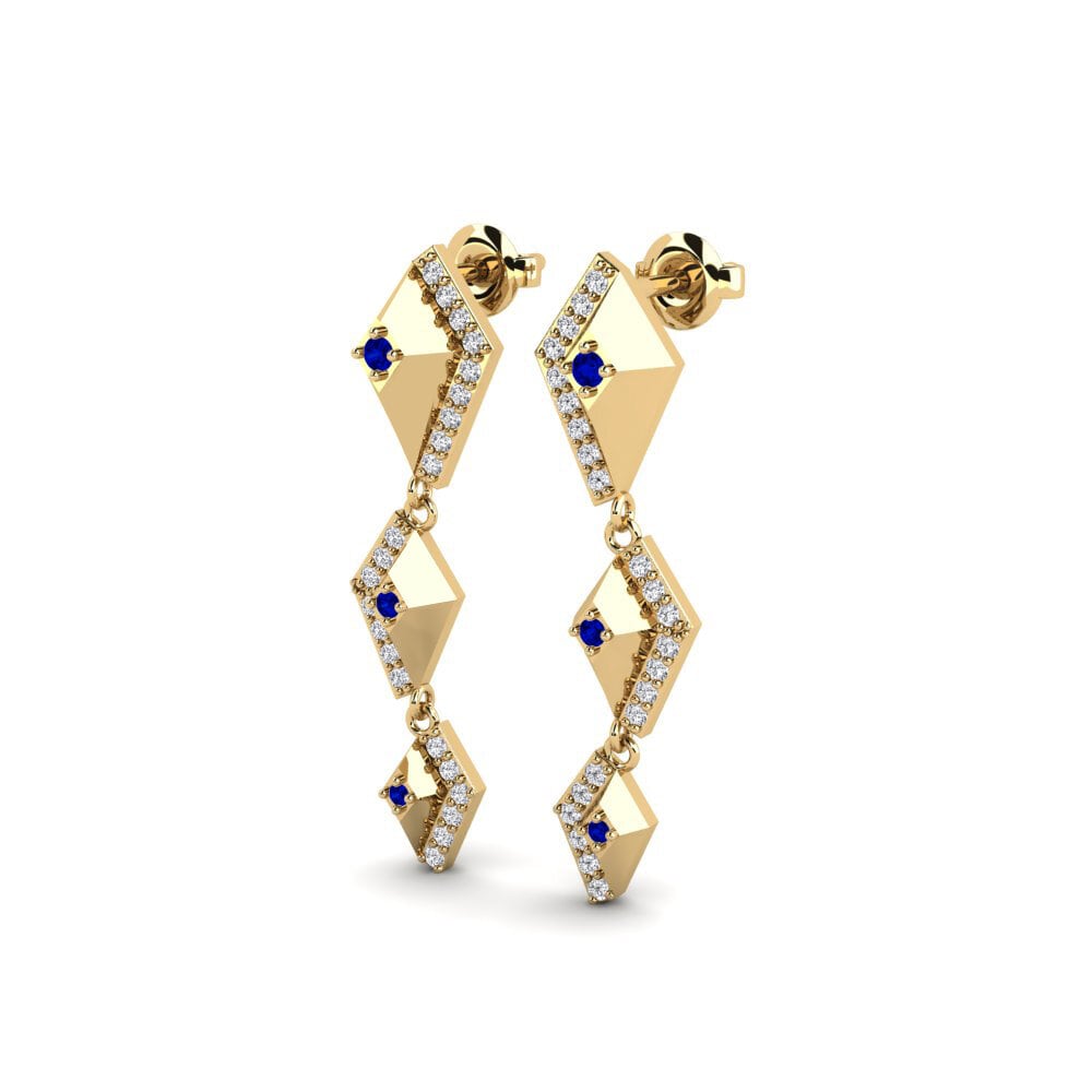 ไพลิน Women's ต่างหู Bluenile