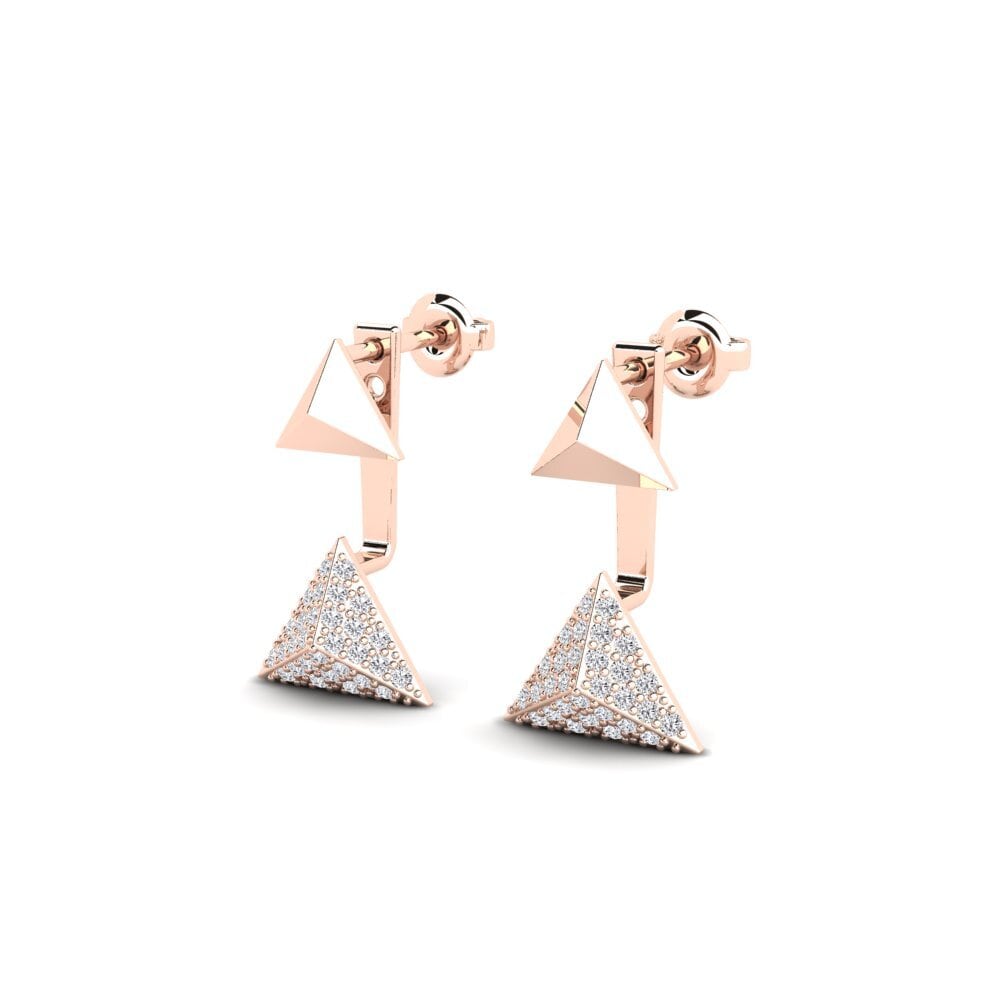 14k Rose Gold Women's Earring Earnshaw