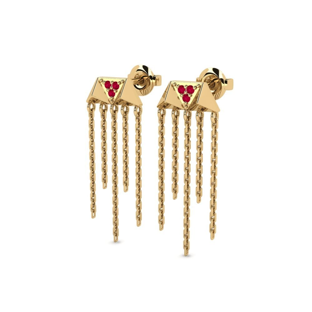 Rubis Boucle d'oreille femme Gloucester