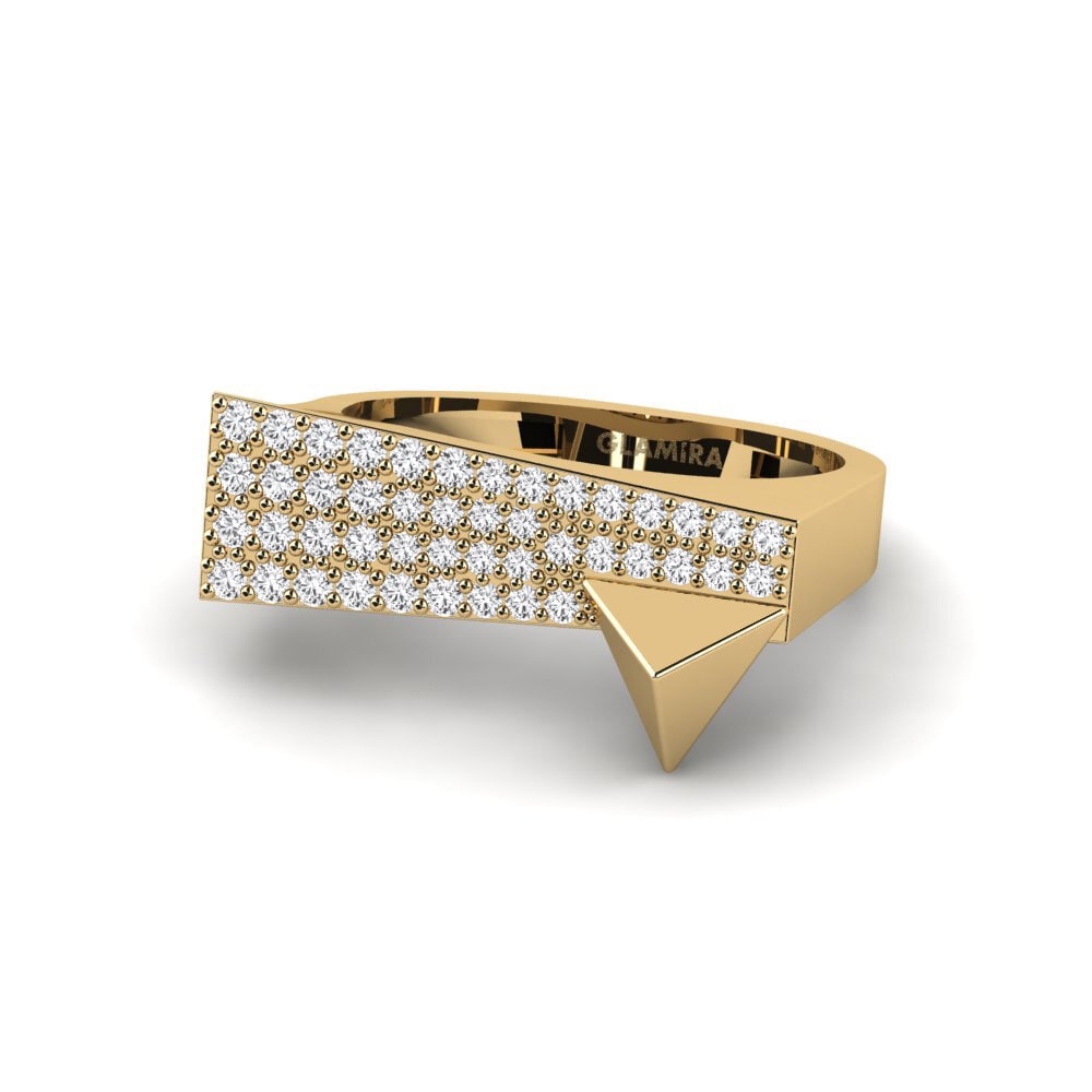 Saphir Blanc Bague Astell