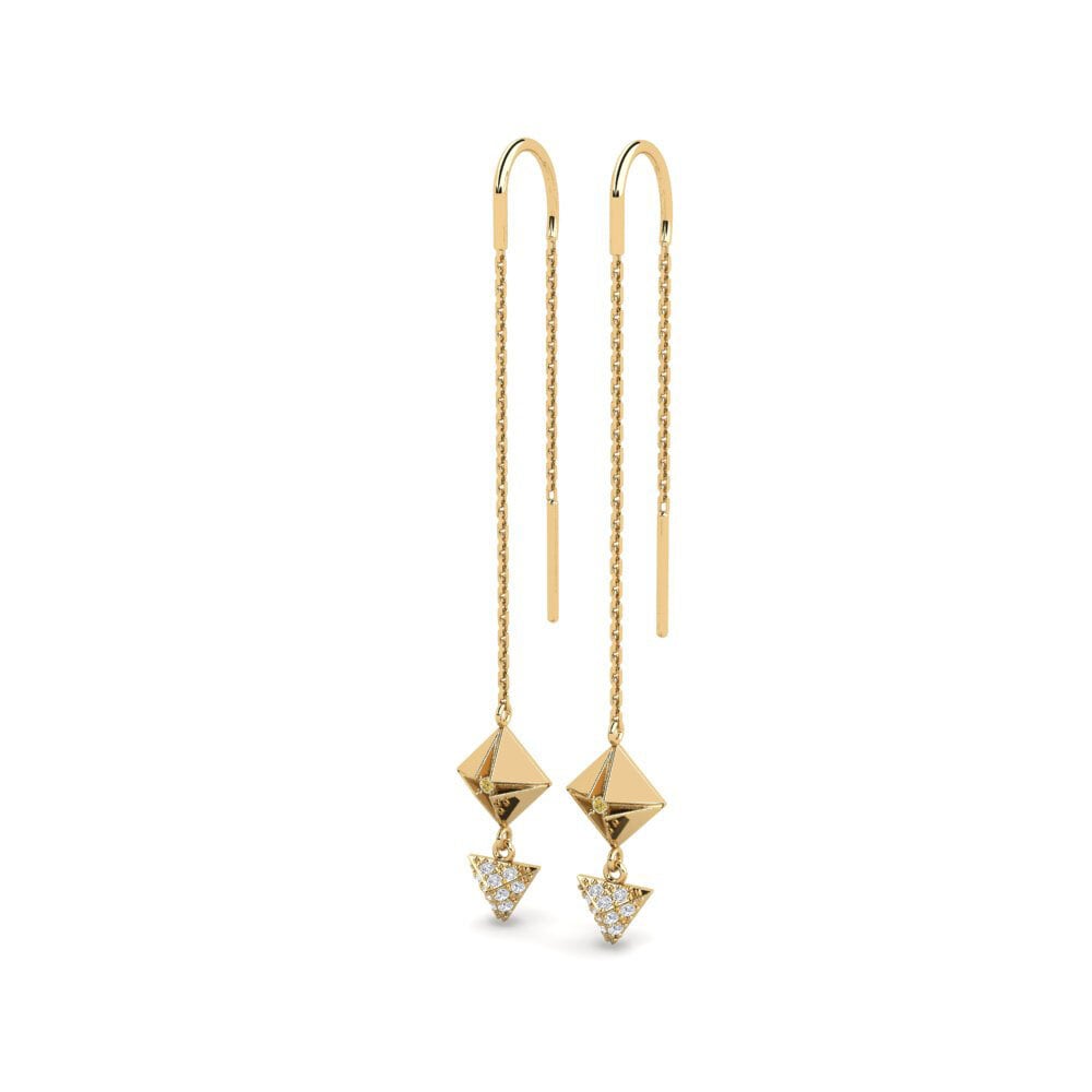 Yellow Diamond Women's Earring Audeux - A