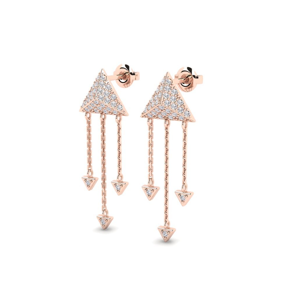 14k Rose Gold Women's Earring Curnock