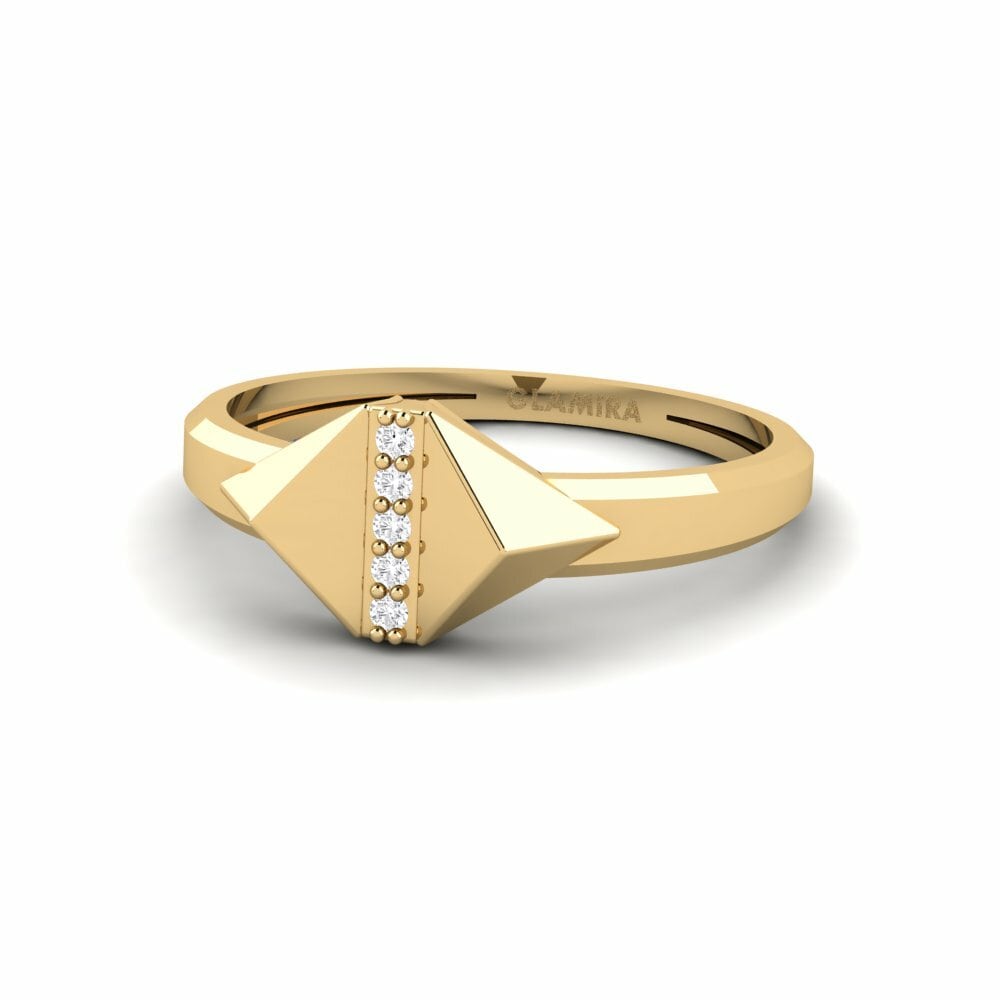 Saphir Blanc Bague Hackney