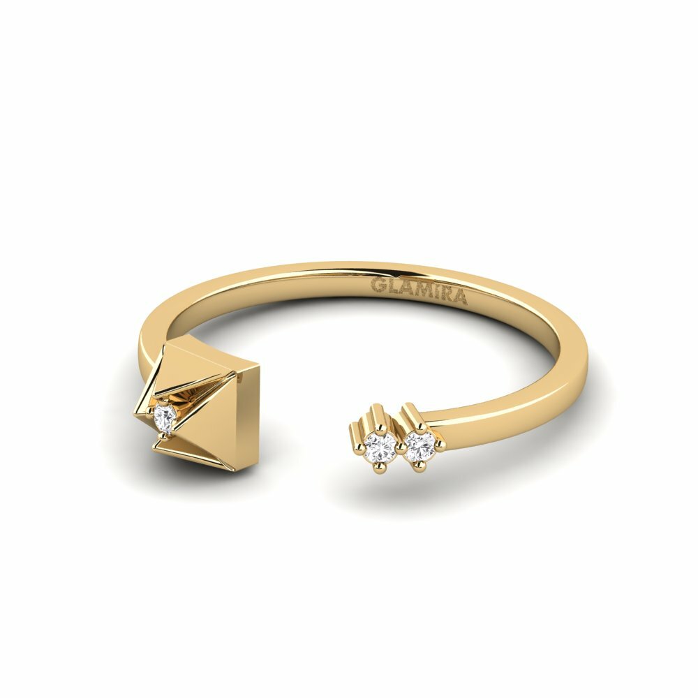 Saphir Blanc Bague Juru