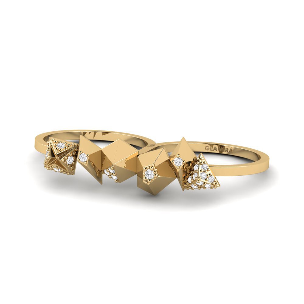 Saphir Blanc Bague Lanfranc