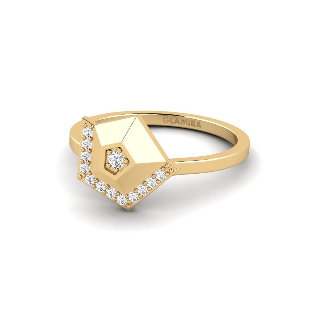 Saphir Blanc Bague Prilly