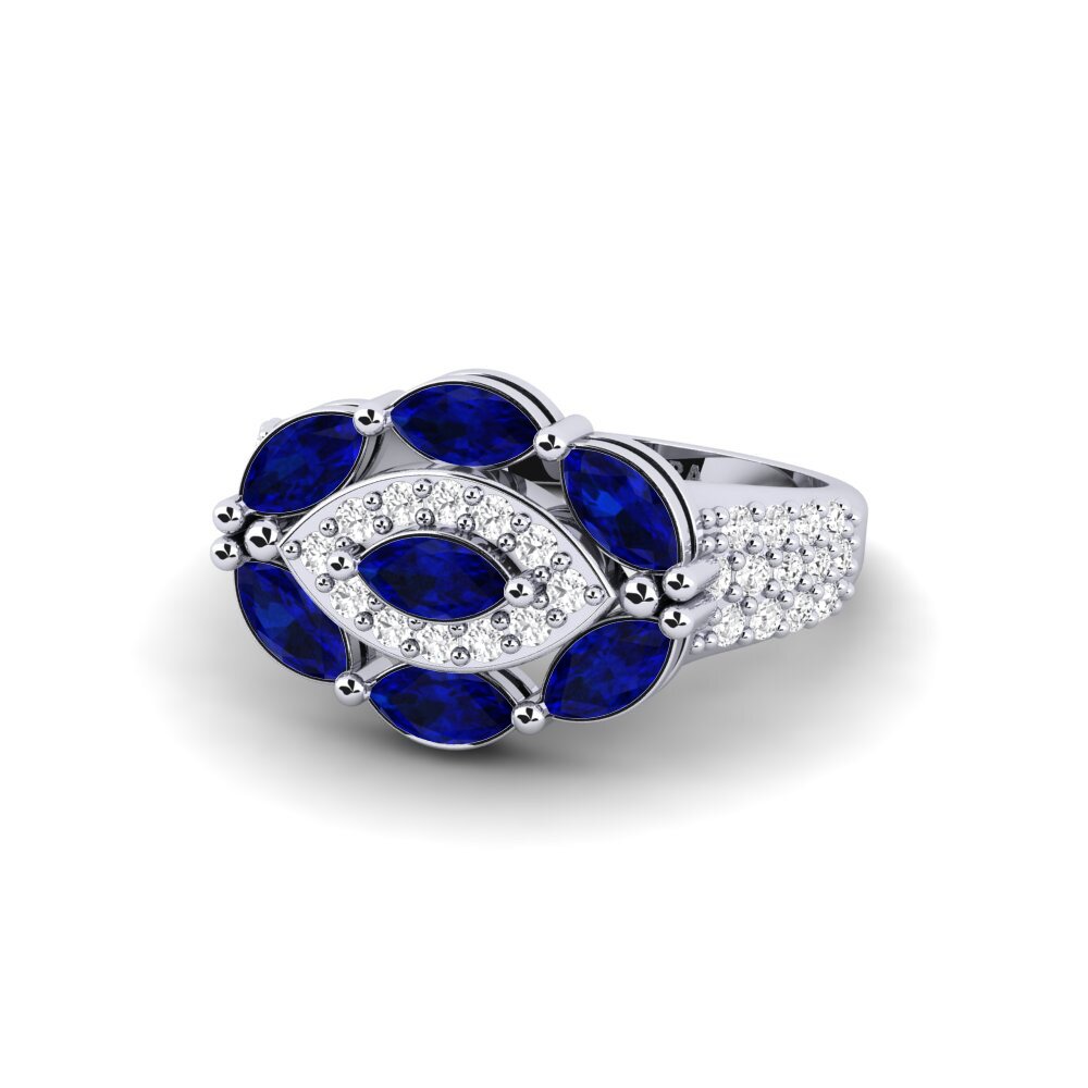 Zafiro Anillo Alluvione