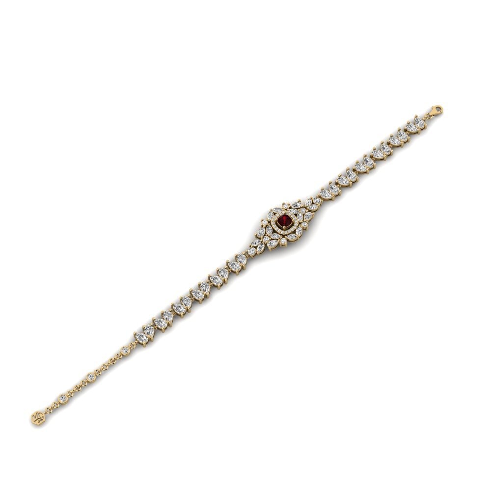 Granate Pulsera de Mujer Alnair