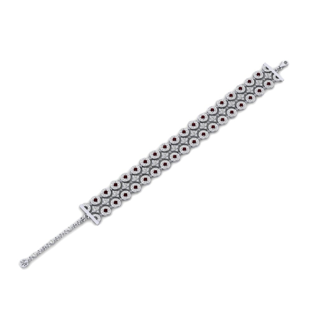 Granate Pulsera de Mujer Beleuchtung