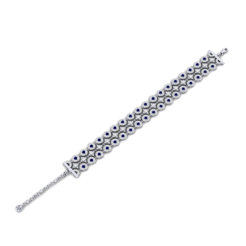 Zafiro Pulsera de Mujer Beleuchtung