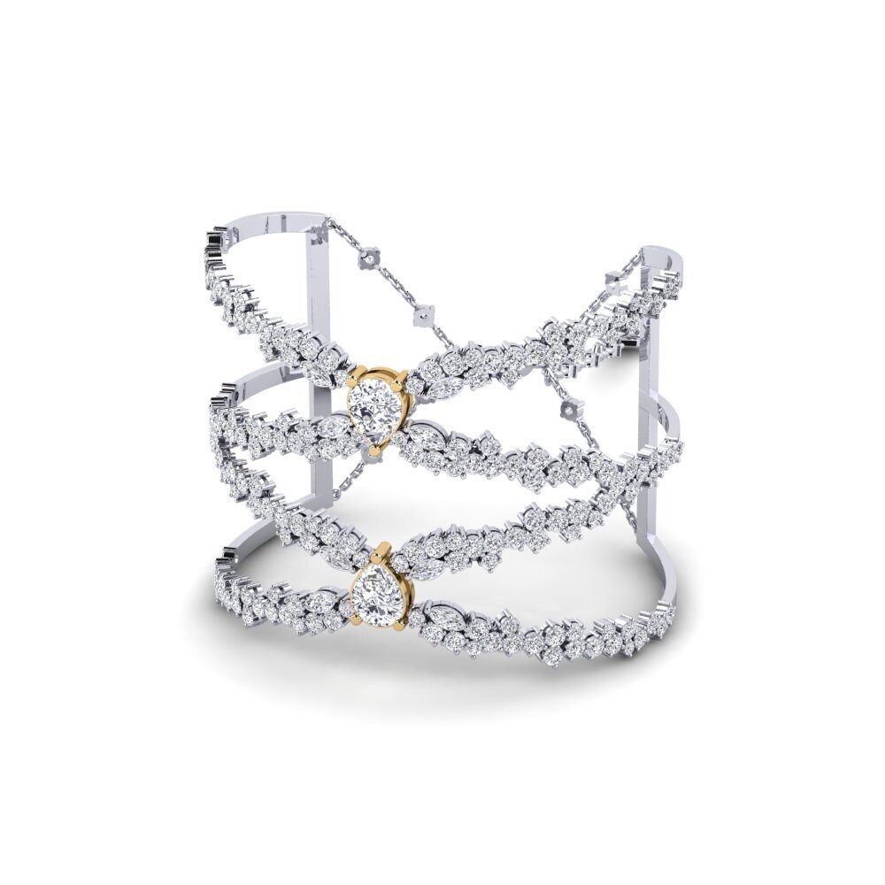Diamante Brazalete de mujer Brillando