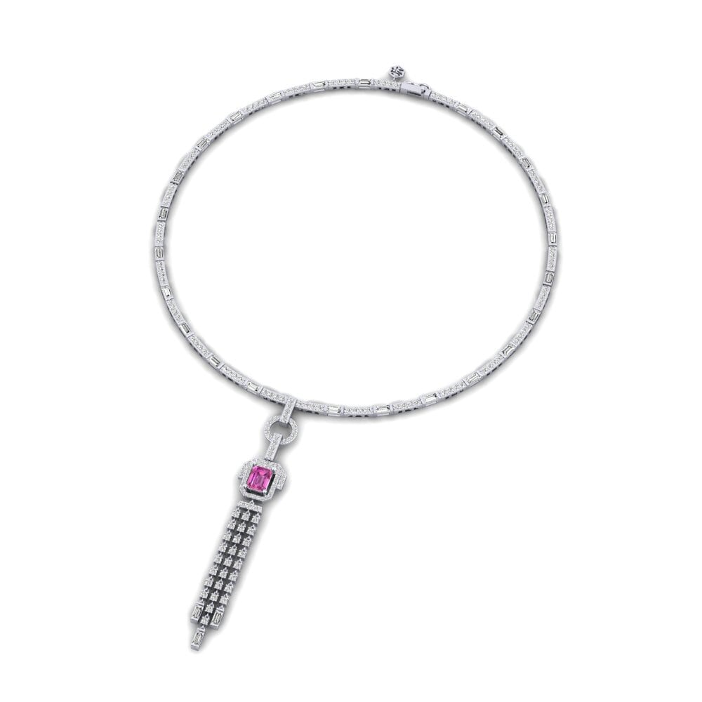 Topacio Rosa Collar Esque