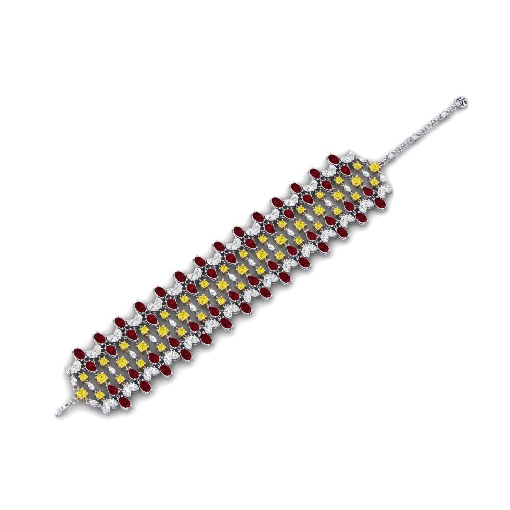 Rubí Pulsera de Mujer Feny