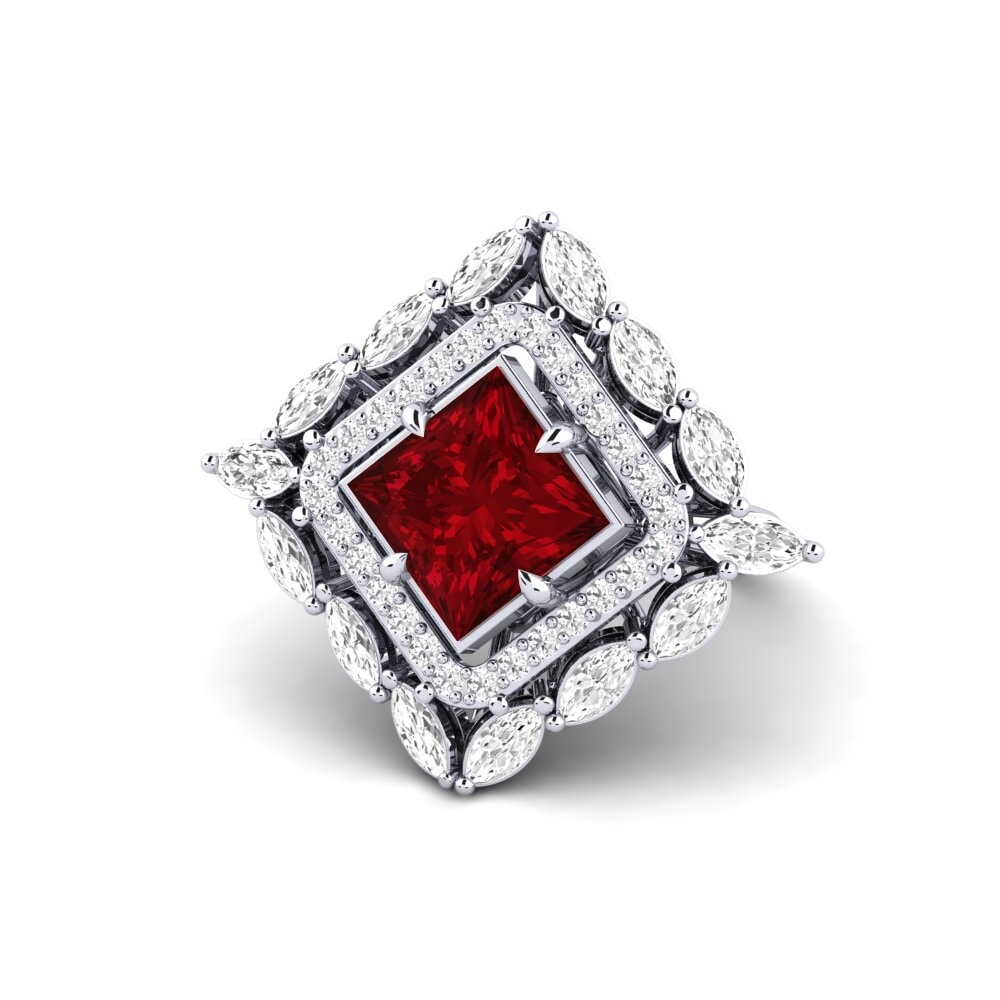 Circonita Roja Anillo Koleka
