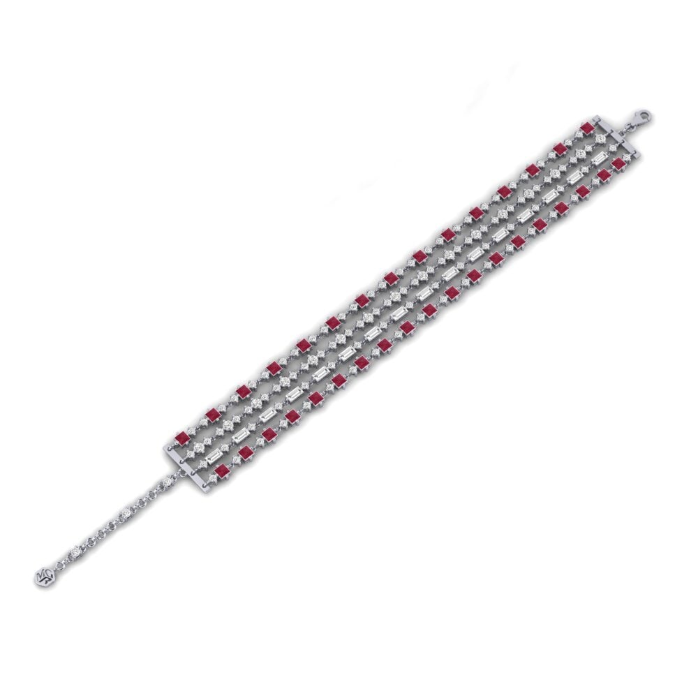 Rubí Pulsera de Mujer Kuyenda