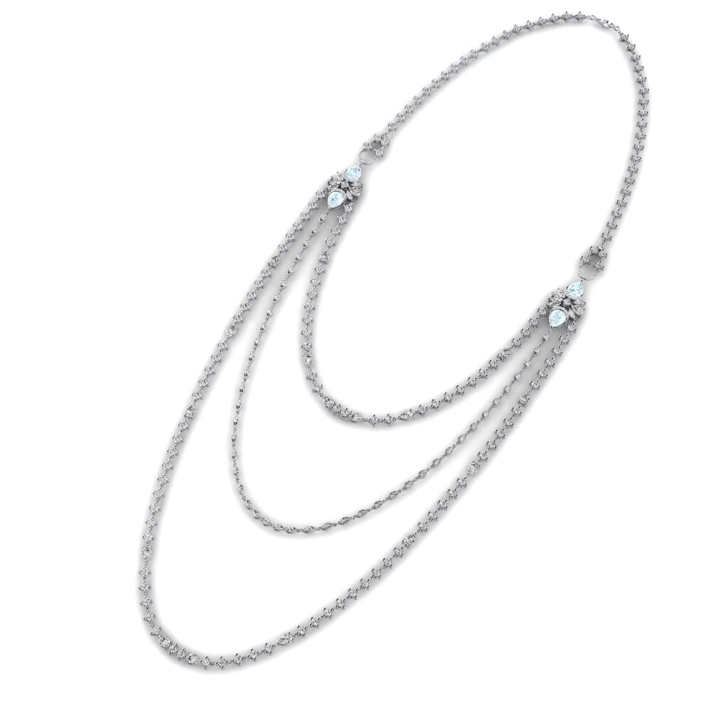 Aguamarina Collar de Mujer Lucuawi