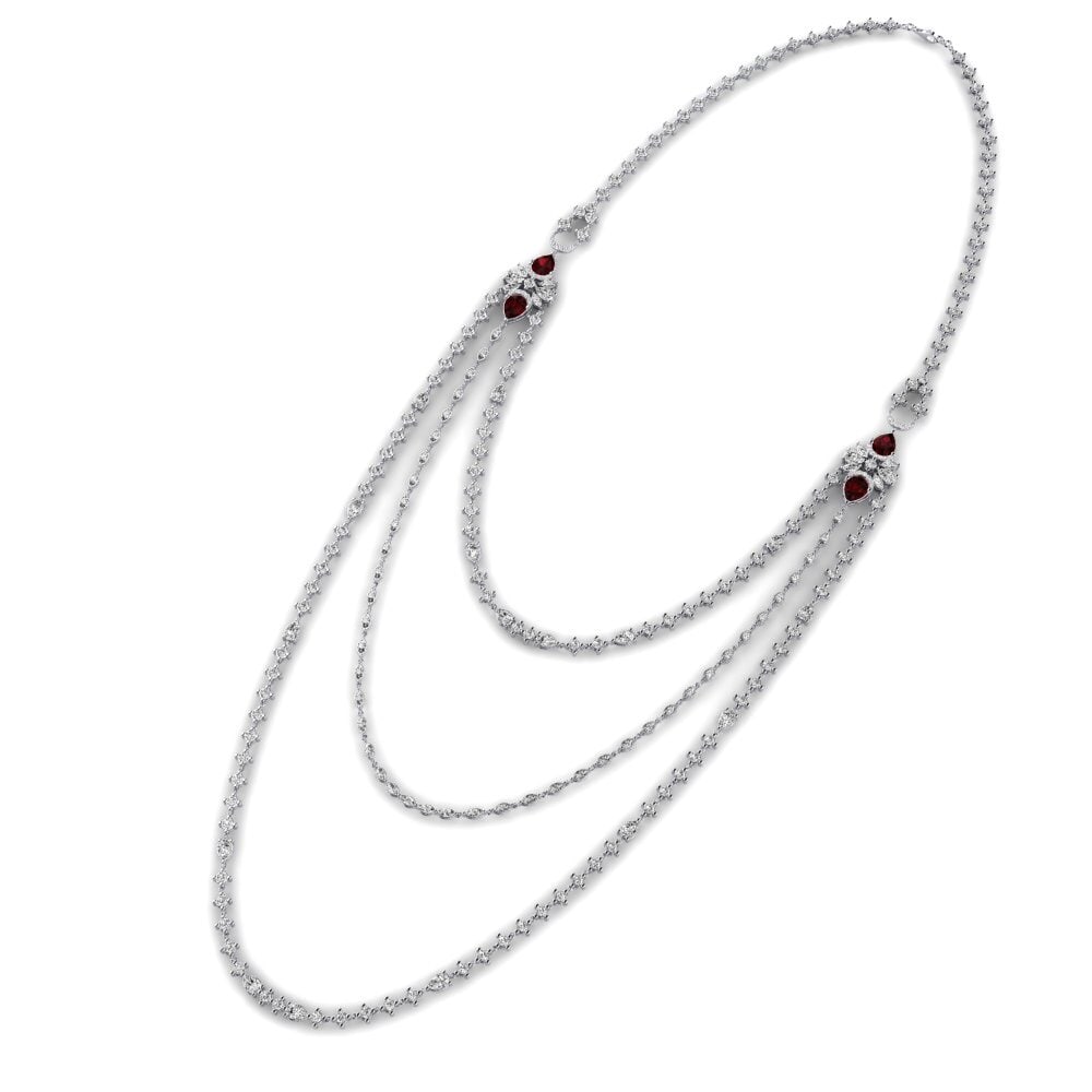 Granate Collar de Mujer Lucuawi