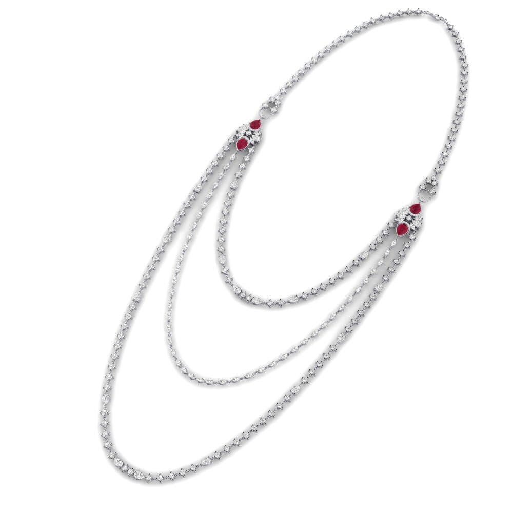 Rubí Collar de Mujer Lucuawi