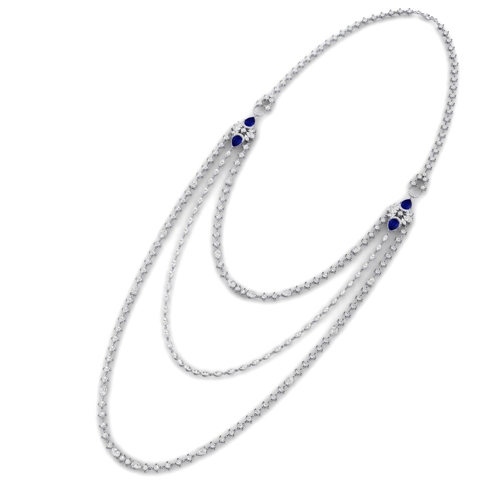 Zafiro Collar de Mujer Lucuawi