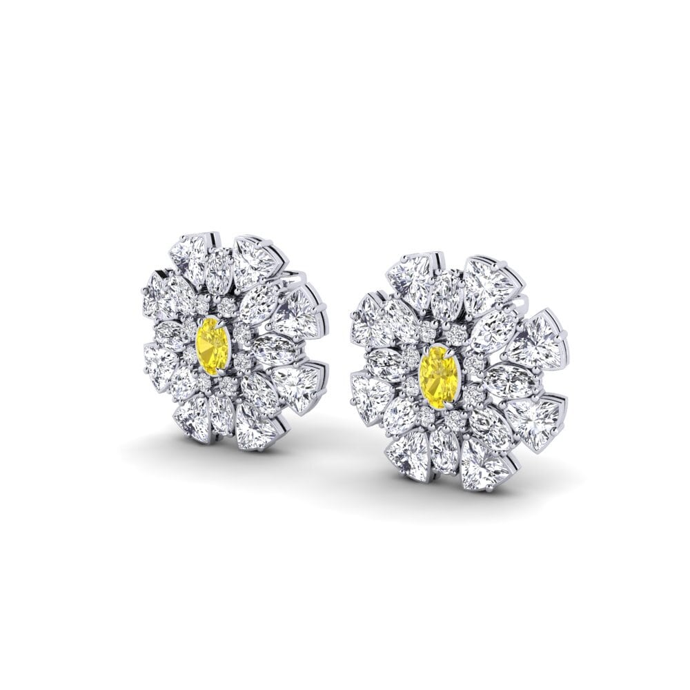 Yellow Sapphire Women's Earring Malcesine