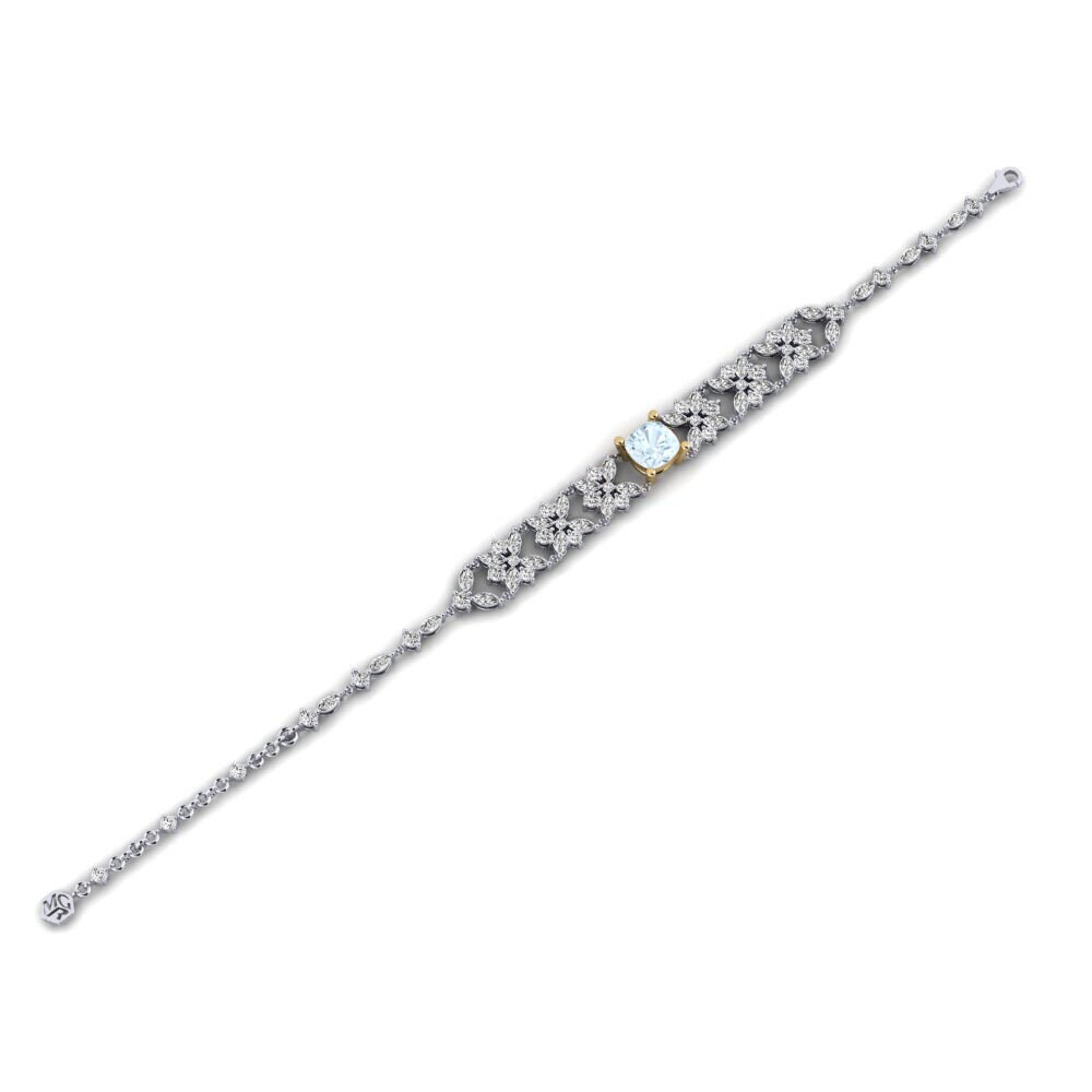 Aguamarina Pulsera de Mujer Nashira