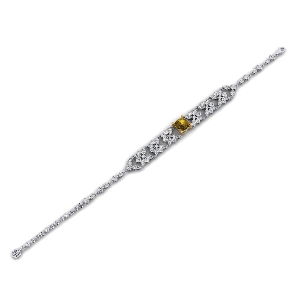Circón Marrón Pulsera de Mujer Nashira