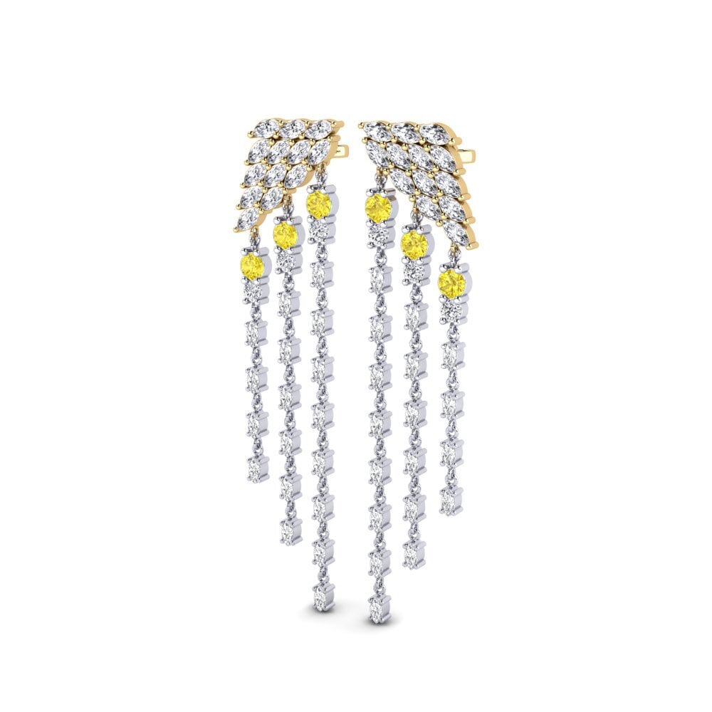 Yellow Sapphire Women's Earring Raggiante