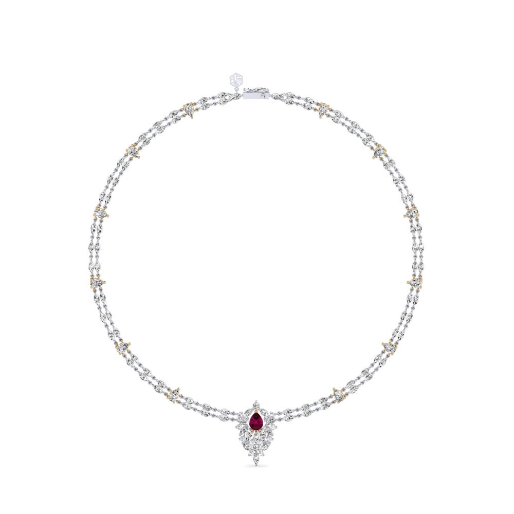 Granate Rhodolite Collar Teseka