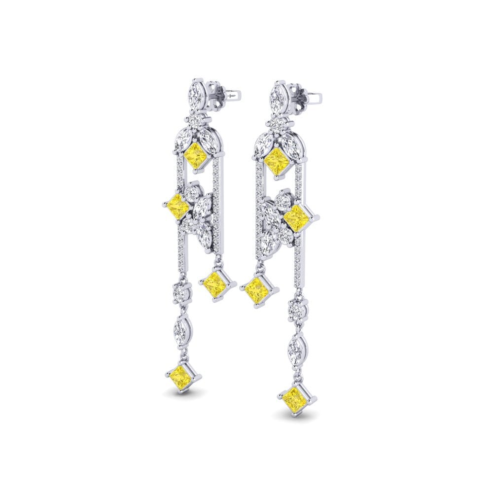 Yellow Sapphire Women's Earring Mountmorres