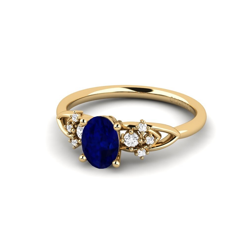 Sapphire Engagement Ring Milu - Oval