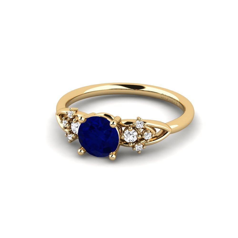 Sapphire Engagement Ring Milu - Round