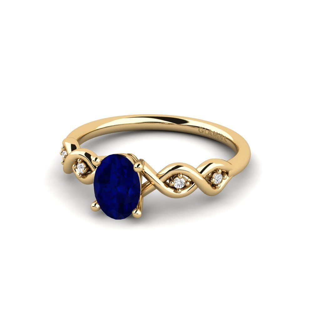 Sapphire Engagement Ring Nisse - Oval