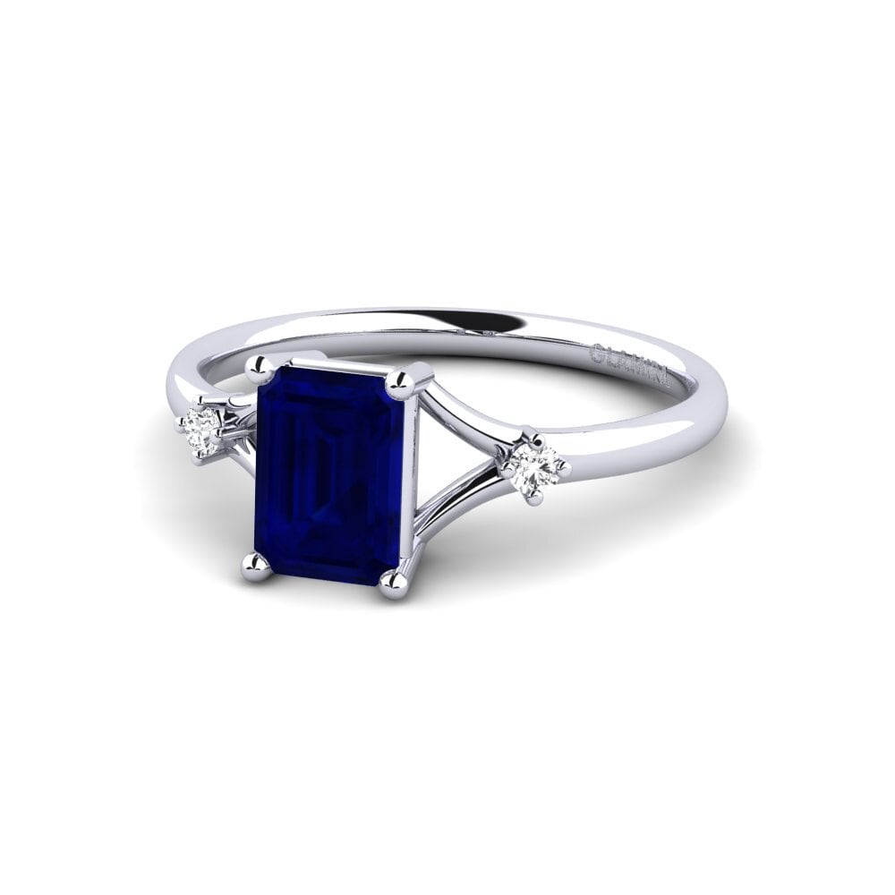 Sapphire Engagement Ring Zephyra - Emerald