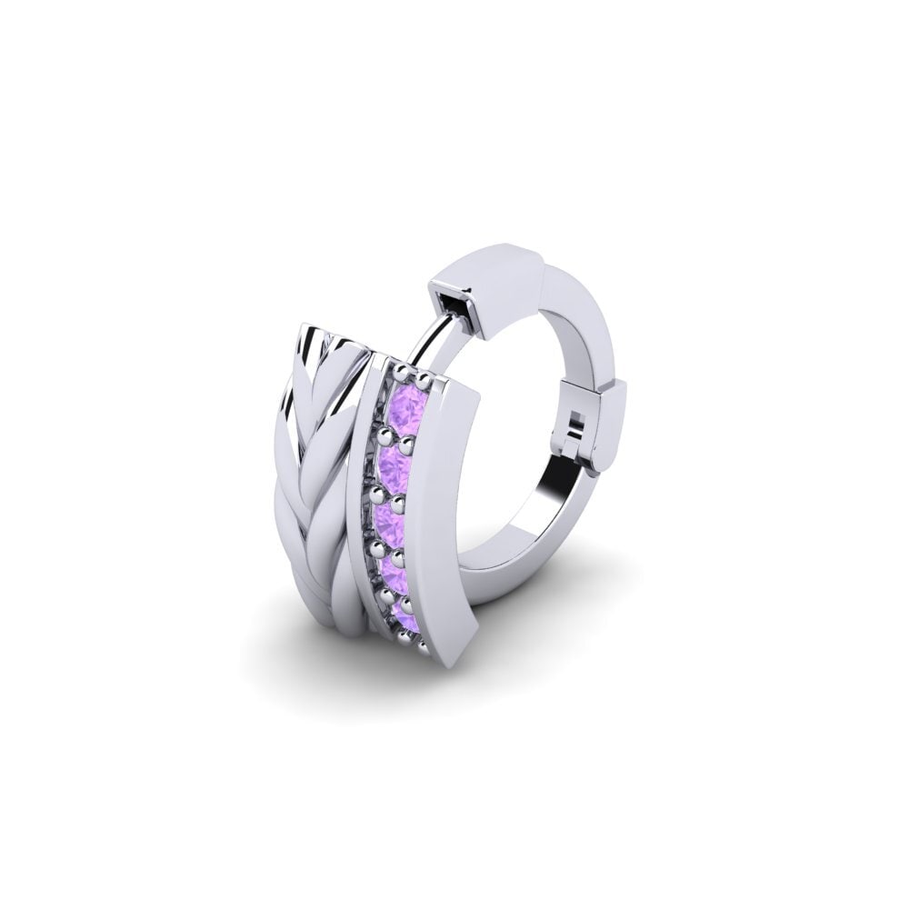 925 stříbro Ametyst Piercing pro muže Dreux