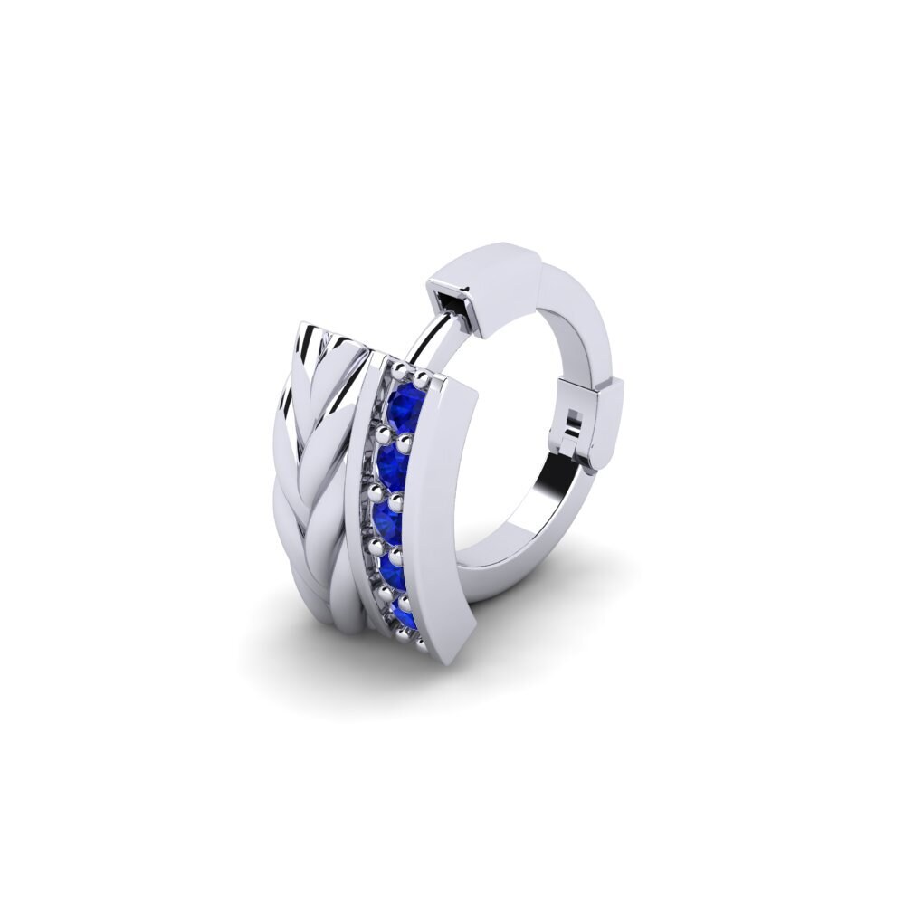 925 stříbro Safír Piercing pro muže Dreux