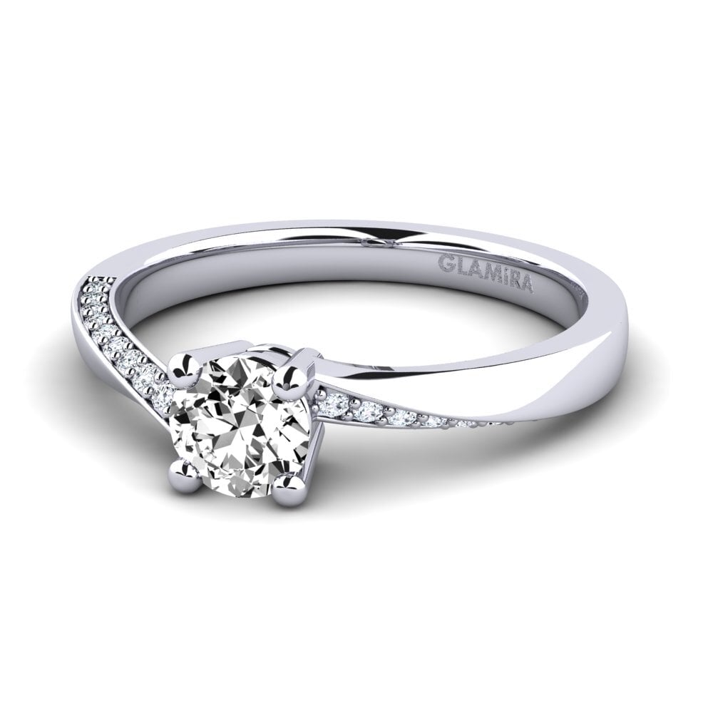 Moissanite Engagement Ring Abella