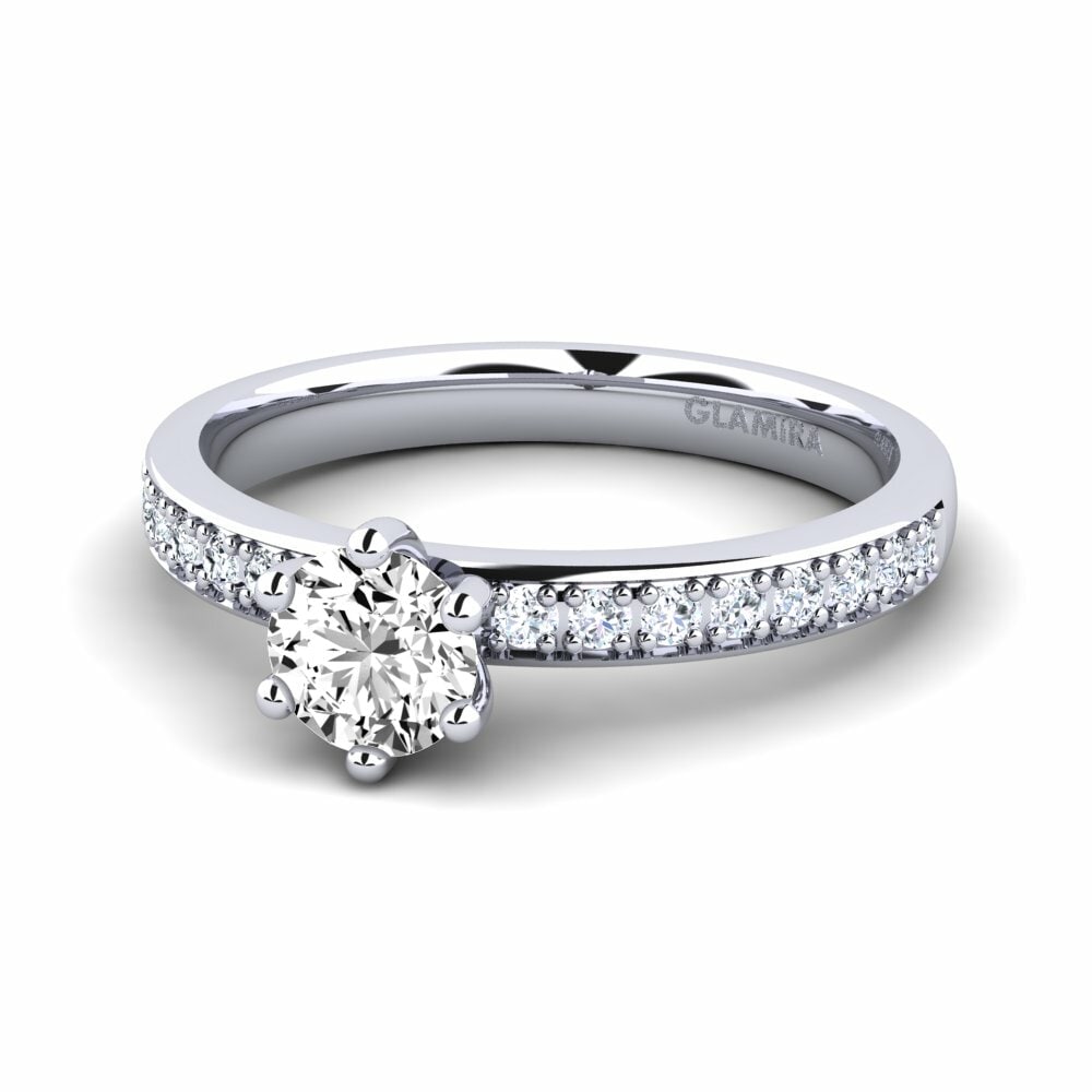 Moissanite Engagement Ring Ageall 0.5 crt