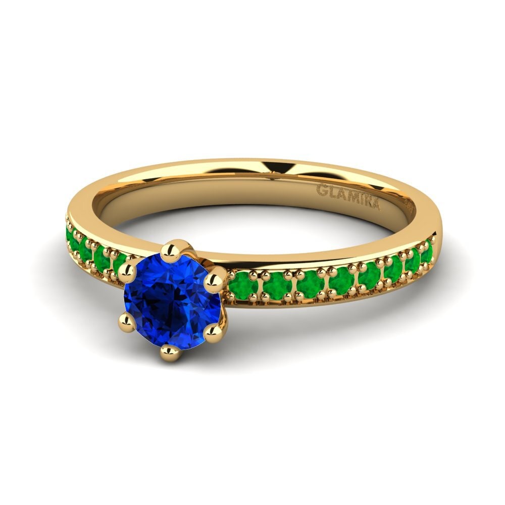 9k Yellow Gold Engagement Ring Ageall 0.5 crt