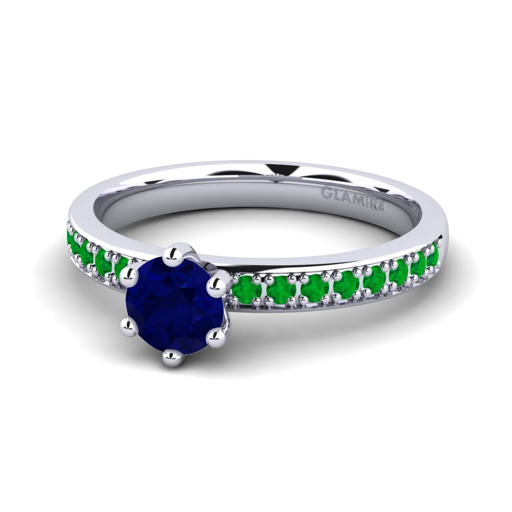 Zafiro Anillo de compromiso Ageall 0.5 crt