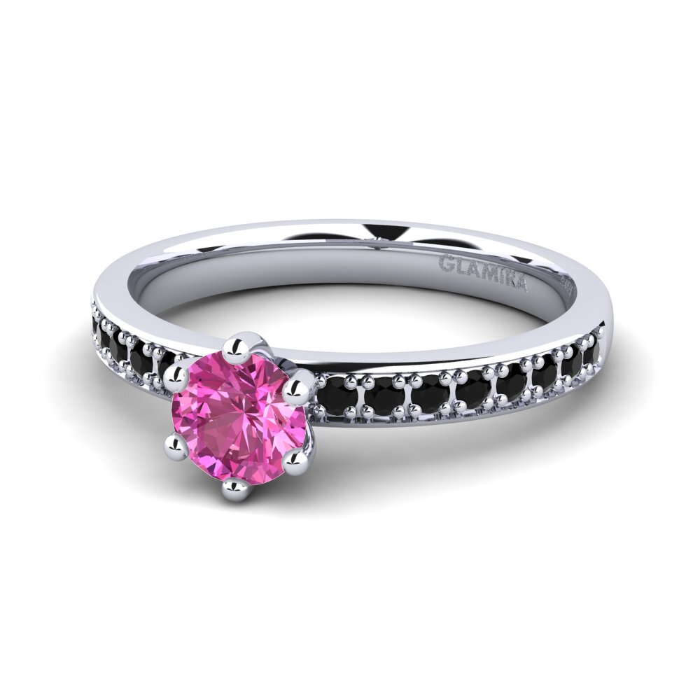 Pink Topaz Engagement Ring Ageall 0.5 crt