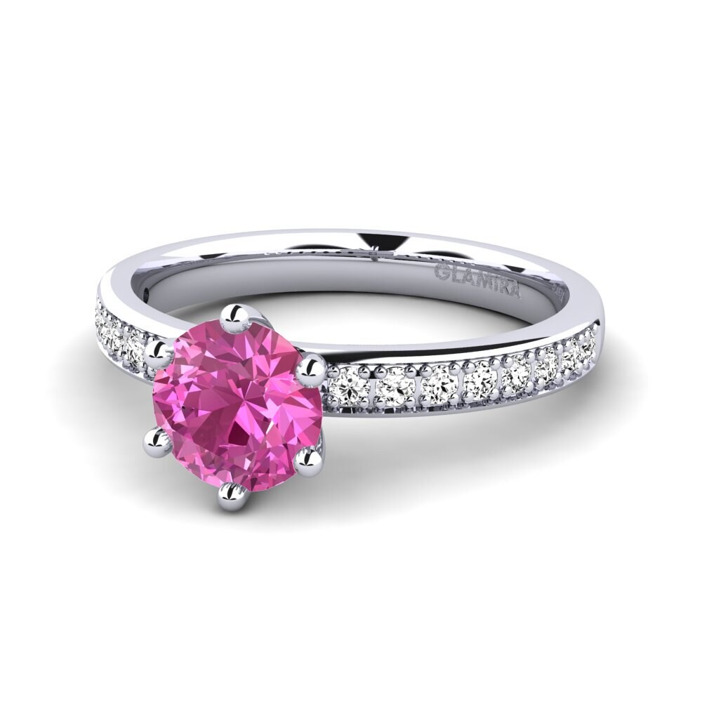 Rosa Topas Forlovelsesring Ageall 1.0 crt