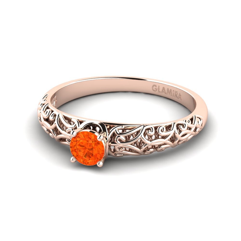 Fire-Opal Engagement Ring Alfreda