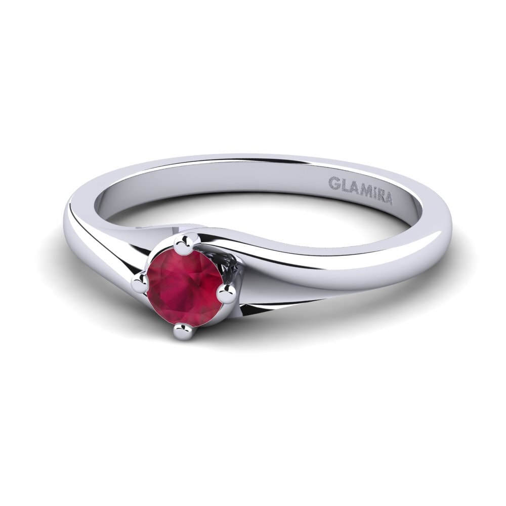 Ruby Engagement Ring Alfrida