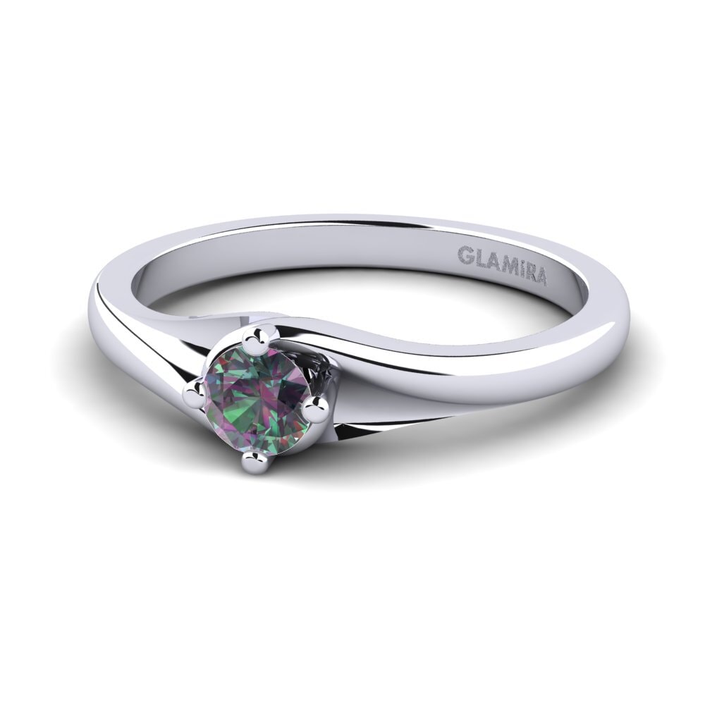 Mystic Topas Verlobungsring Alfrida
