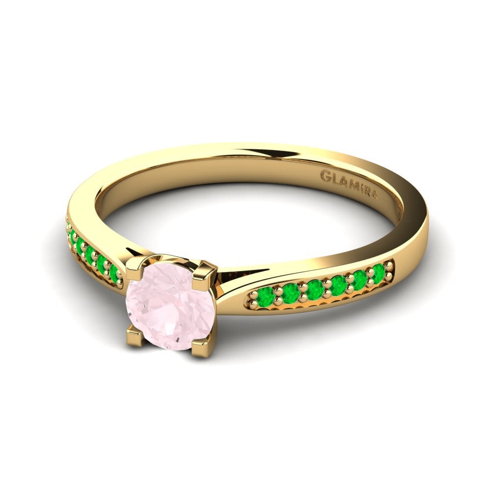 14K Yellow Gold Engagement Ring Alina