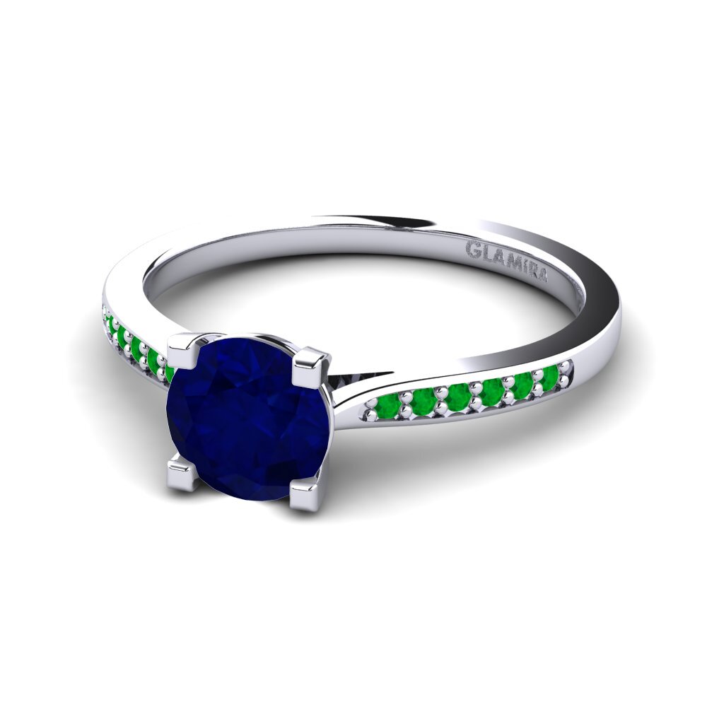 Zafiro Anillo de compromiso Alina 1.0crt